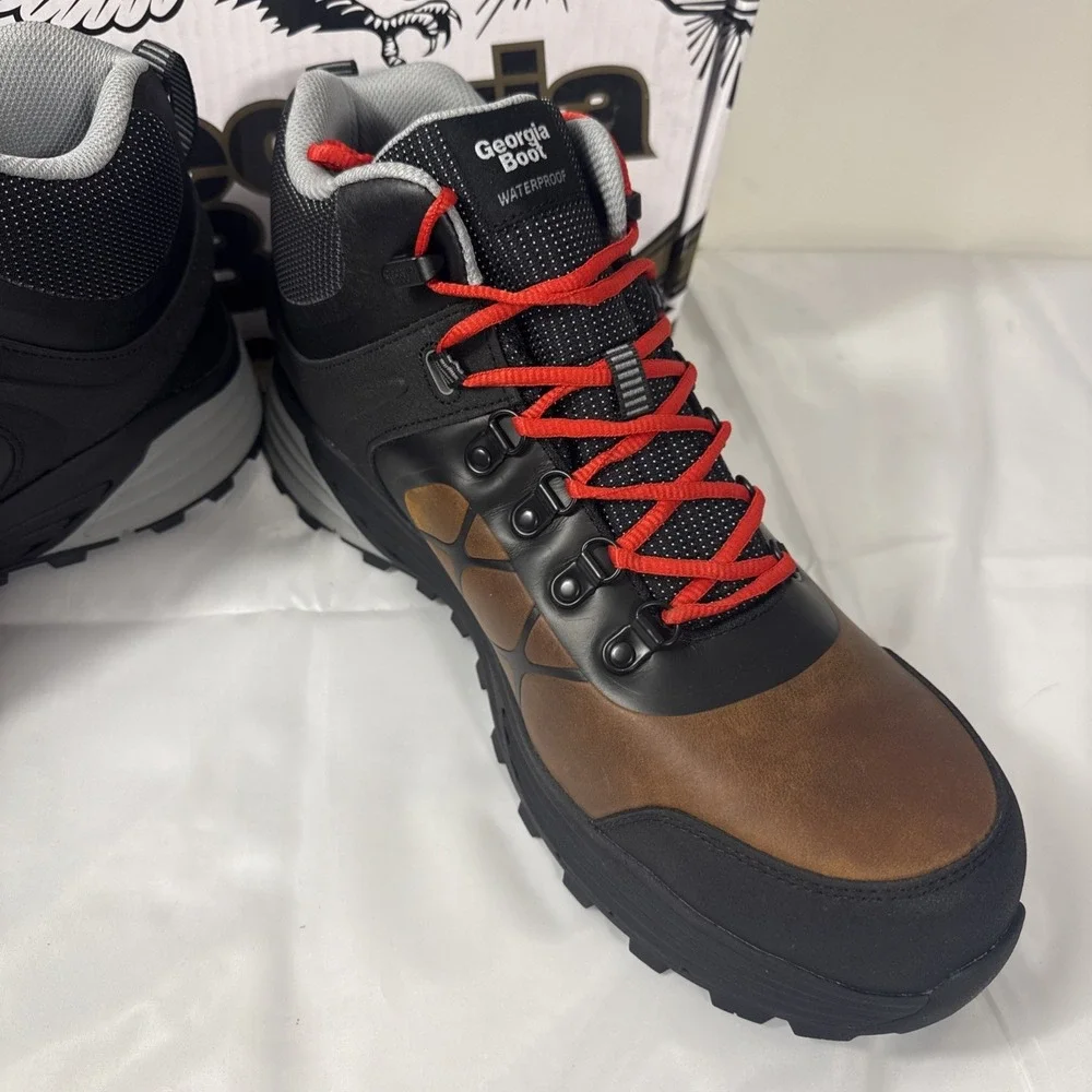 Georgia‎ Boot DuraBlend Sport Composite Toe Waterproof Work Hiker Sz14 Men's